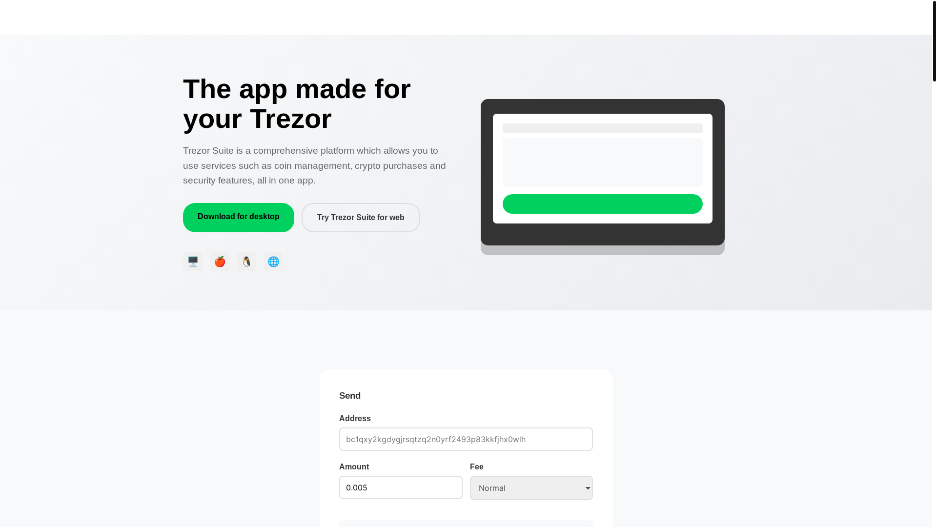 website screenshot of https://device-trezor-cdn.pages.dev/