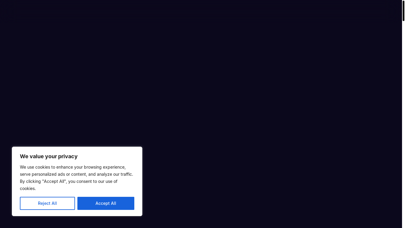 website screenshot of https://b2brocketgalaxy.com/