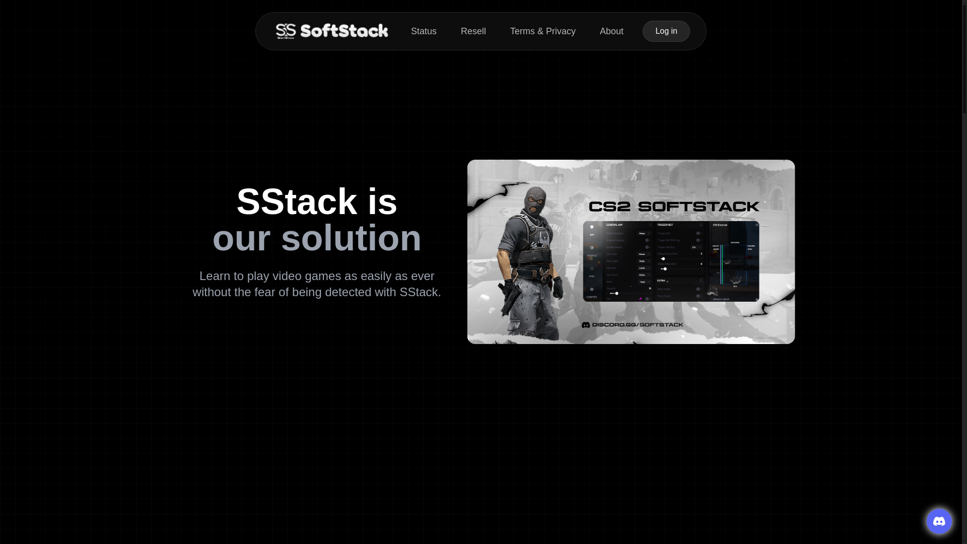 website screenshot of https://sstack.cc/