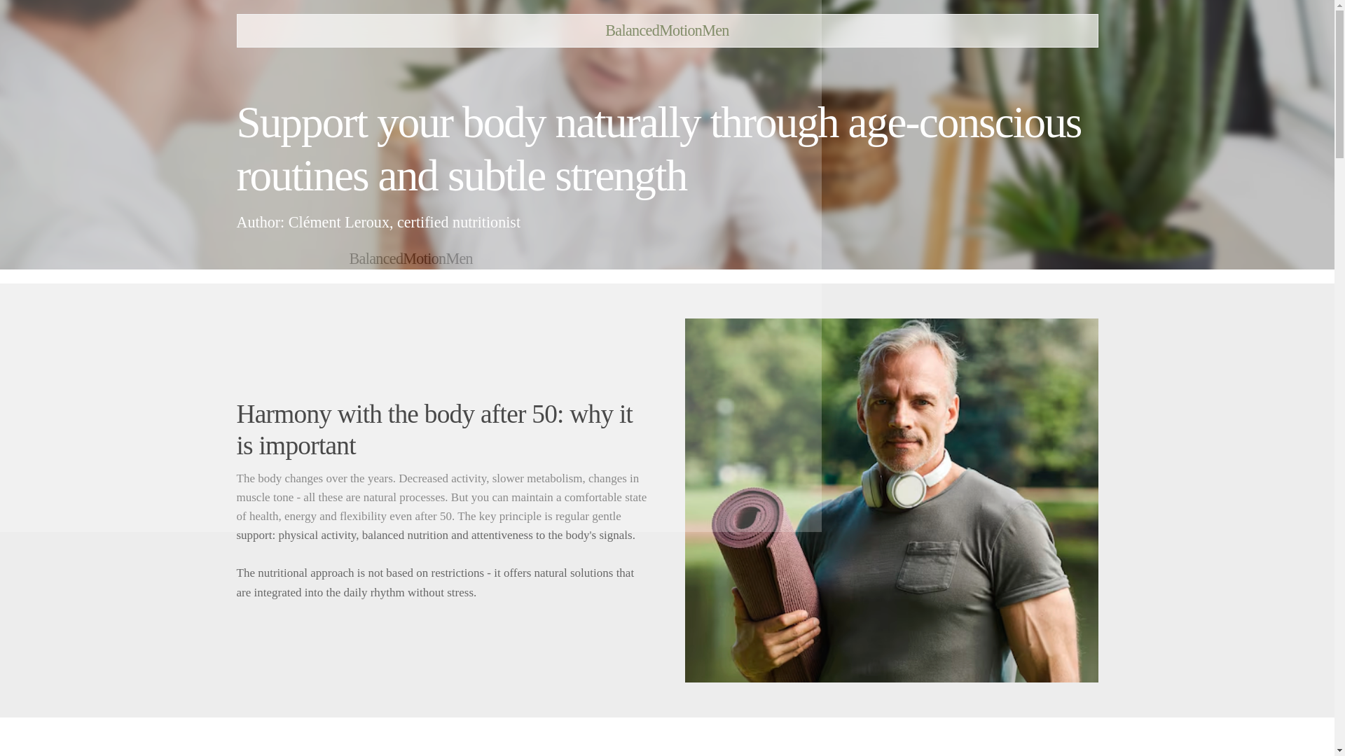 website screenshot of https://balancedmotionmenone.info/