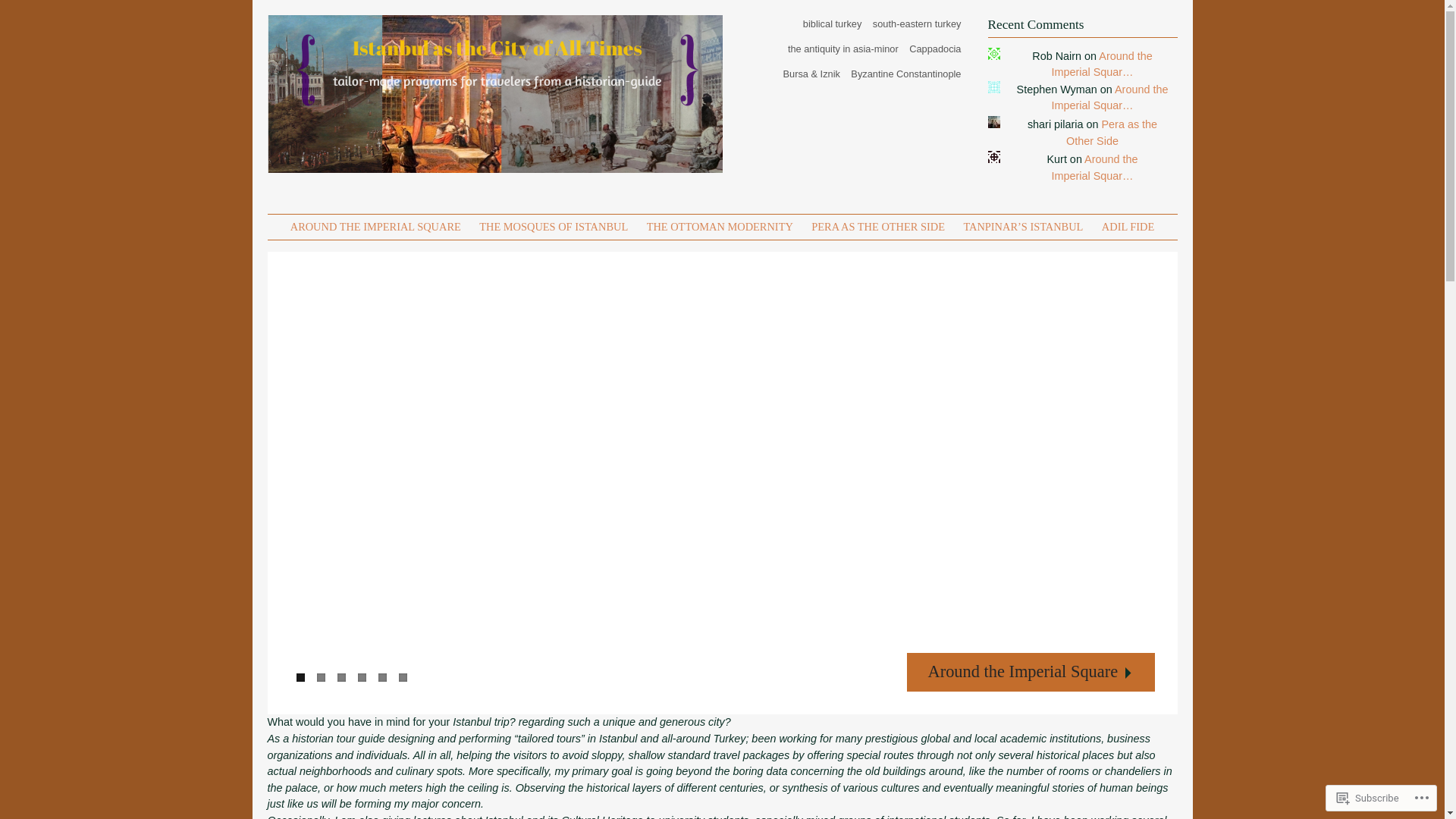 website screenshot of https://historicalistanbul.com/