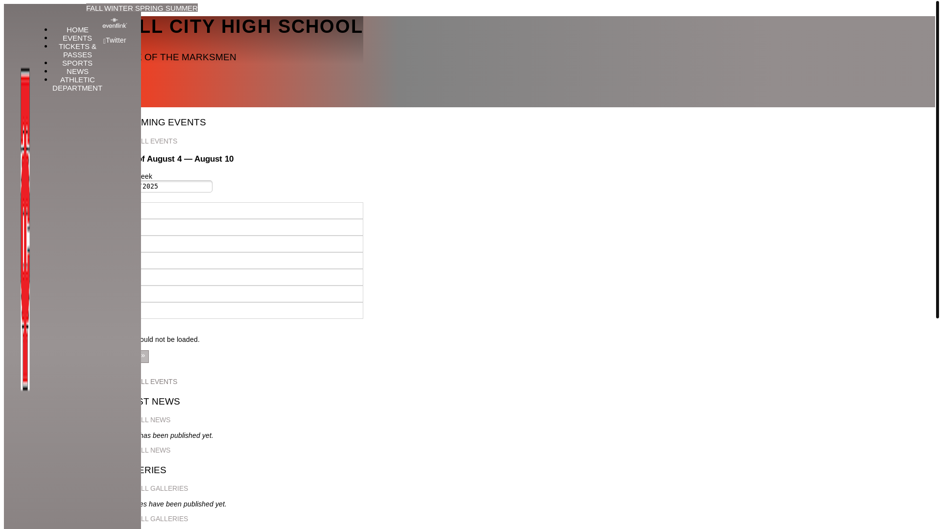 website screenshot of https://tellcityathletics.com/