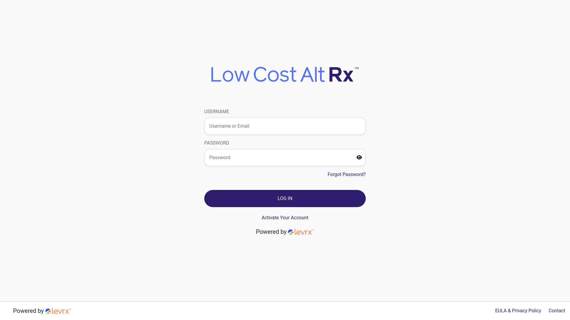 website screenshot of https://lowcostaltrx.com/