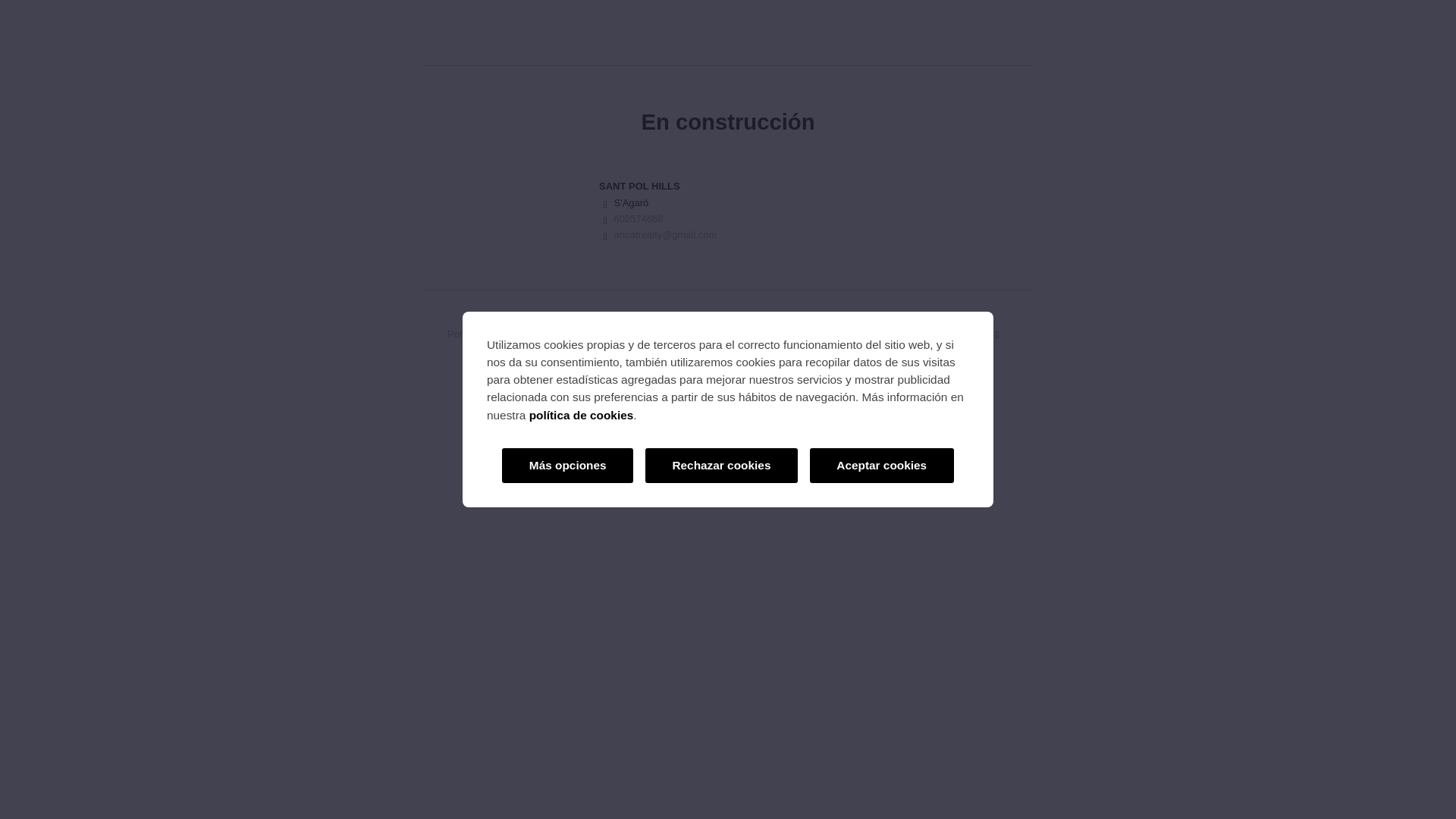 website screenshot of https://santpolhills.com/