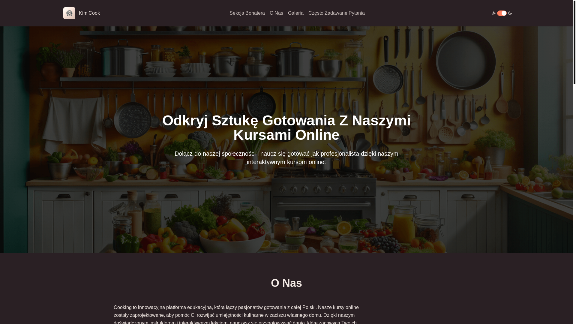 website screenshot of https://chickencook-pl.com/
