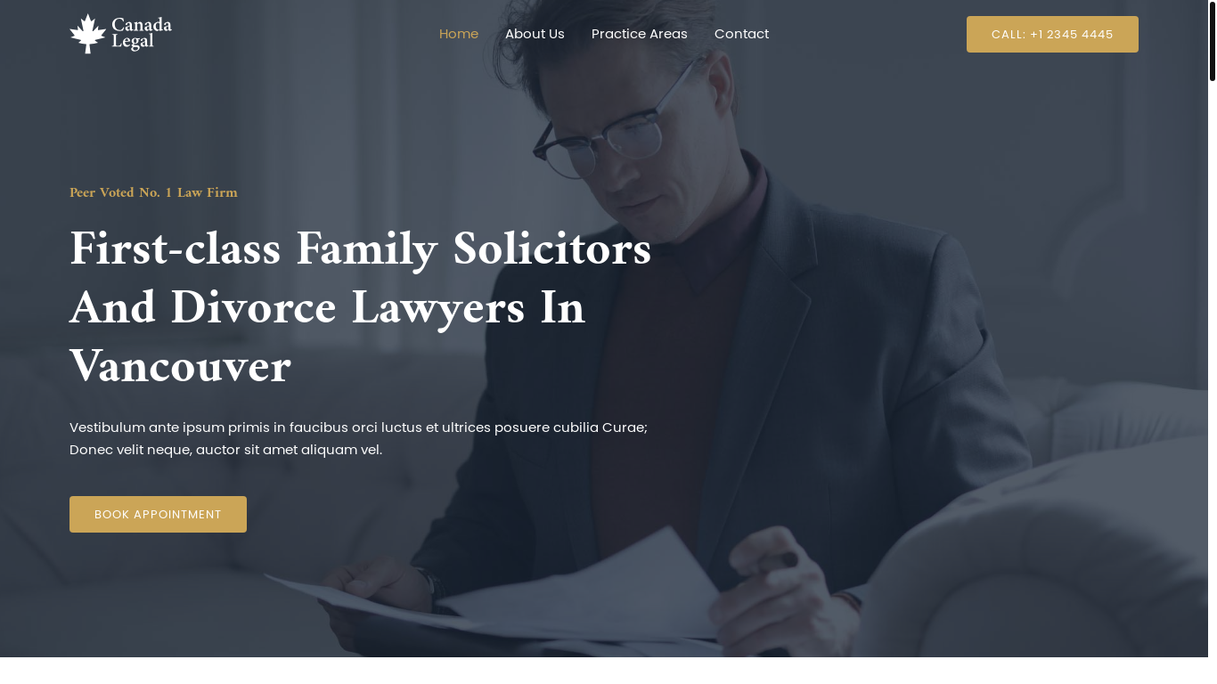 website screenshot of https://dovelawadvocate.online/