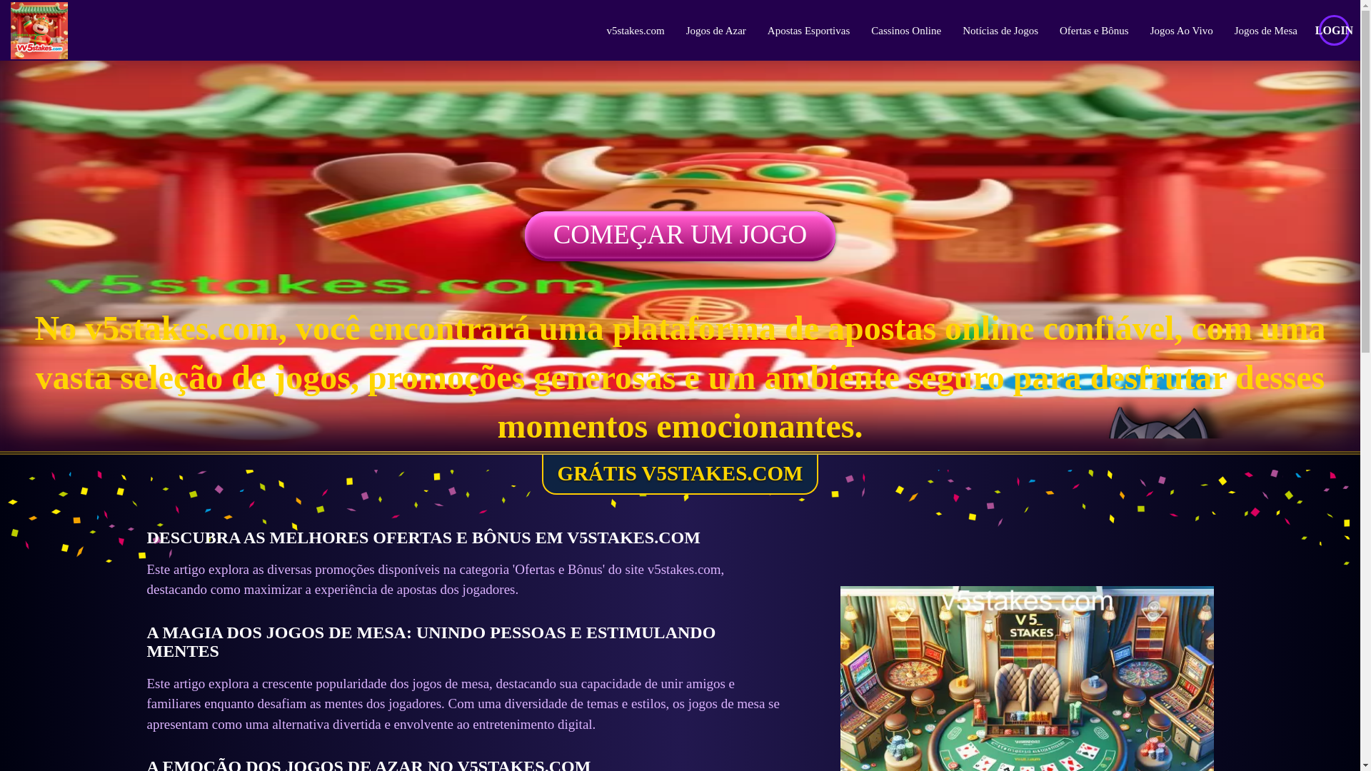 website screenshot of https://vv5stakes.com/