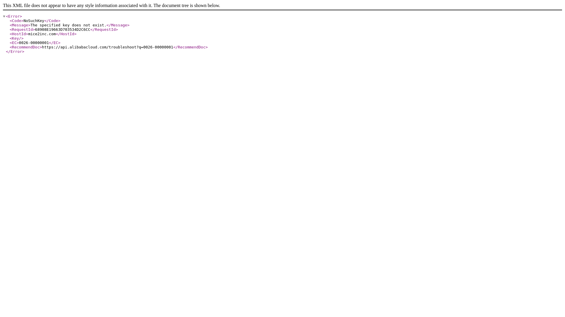 website screenshot of https://mice2inc.com/