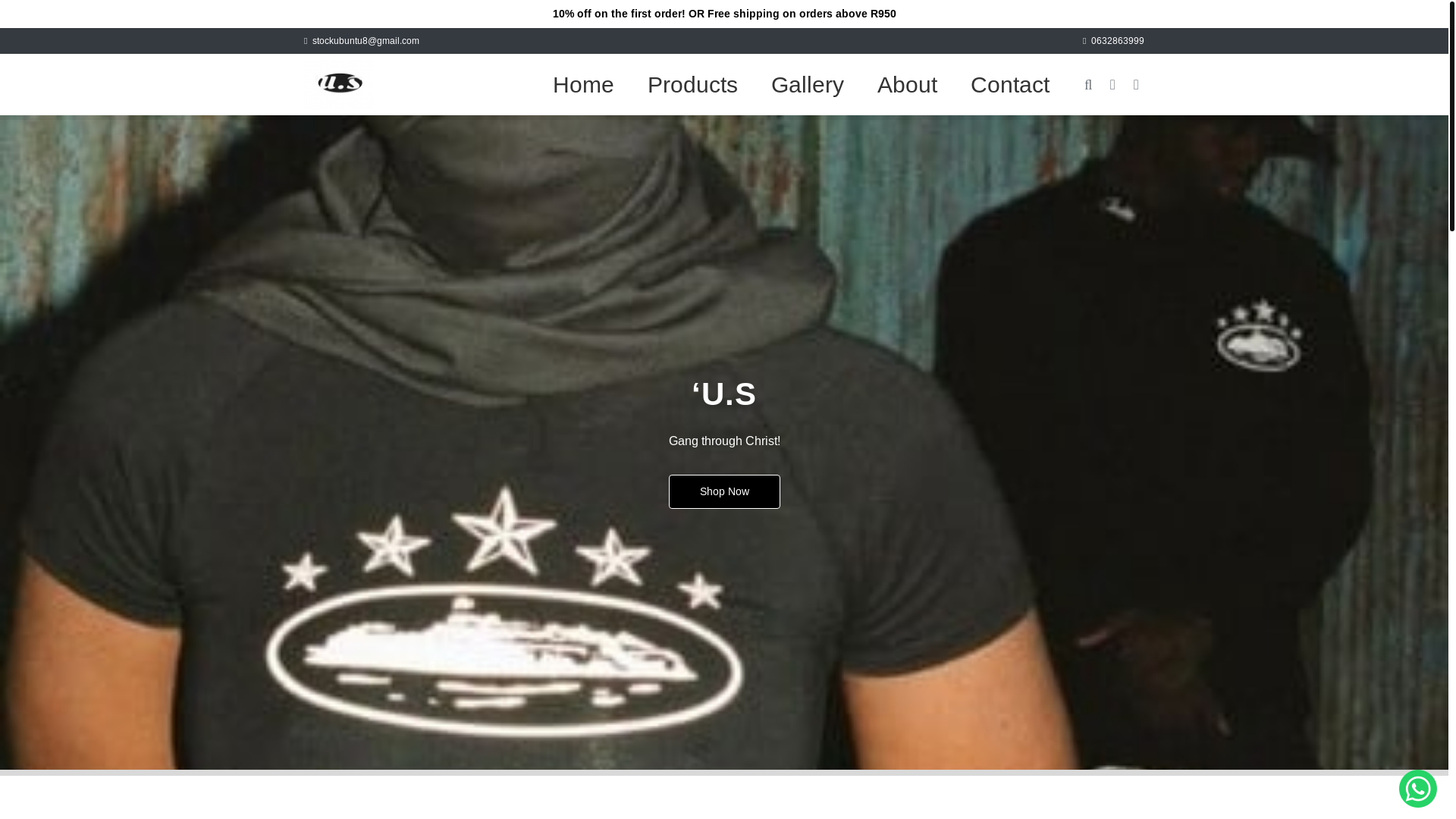 website screenshot of https://u-sbrand.co.za/