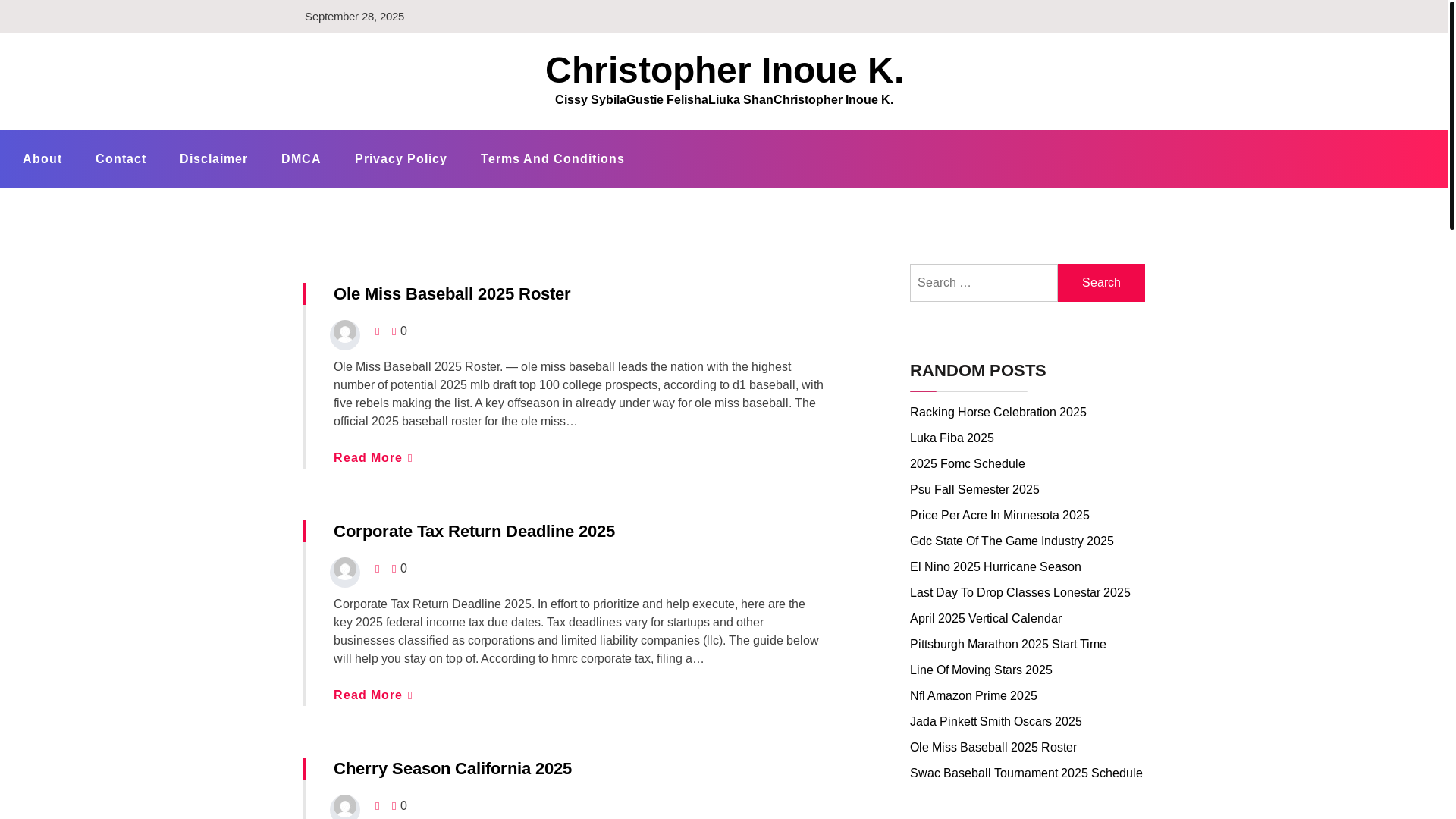 website screenshot of https://christopherinouek.pages.dev/