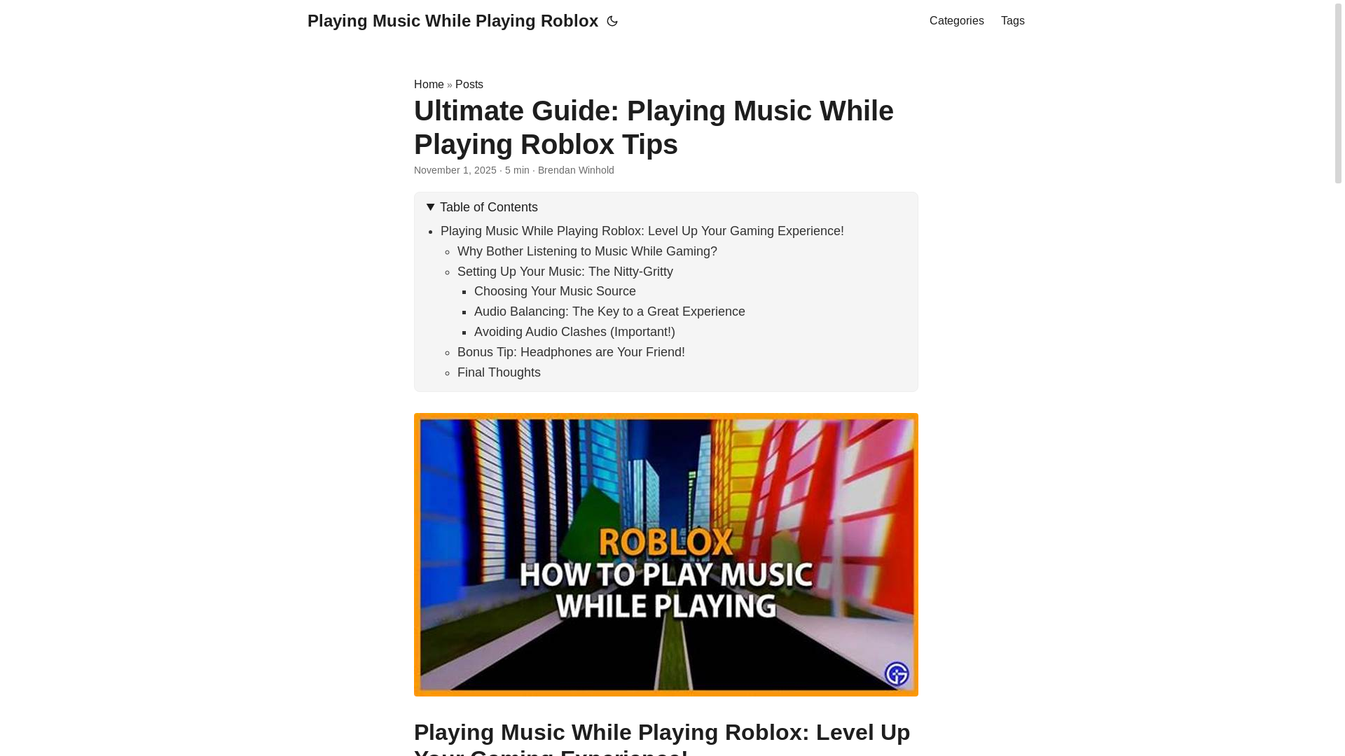 website screenshot of https://playing-music-while-playing-roblox.pages.dev/