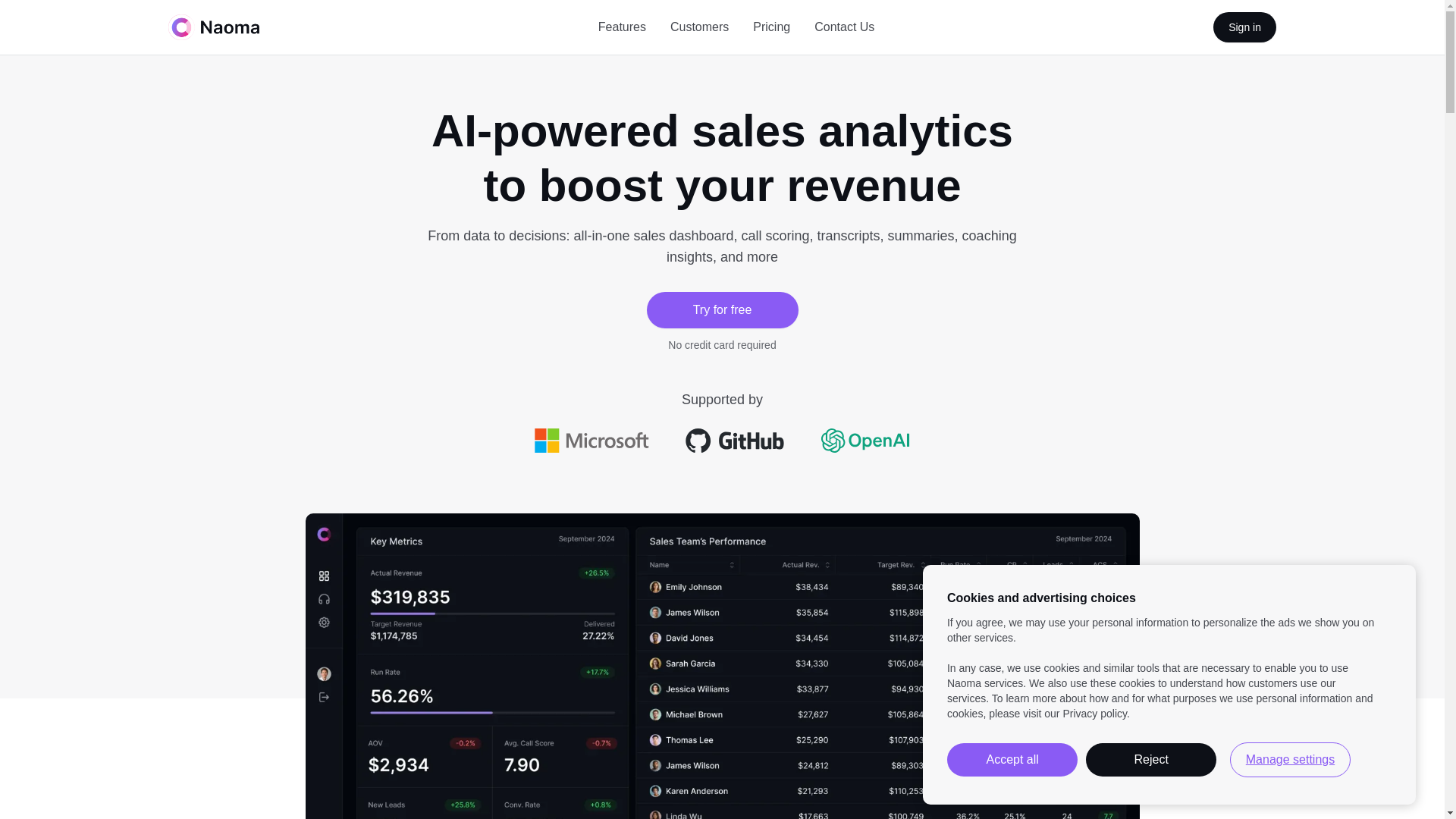 website screenshot of https://myainaoma.org/
