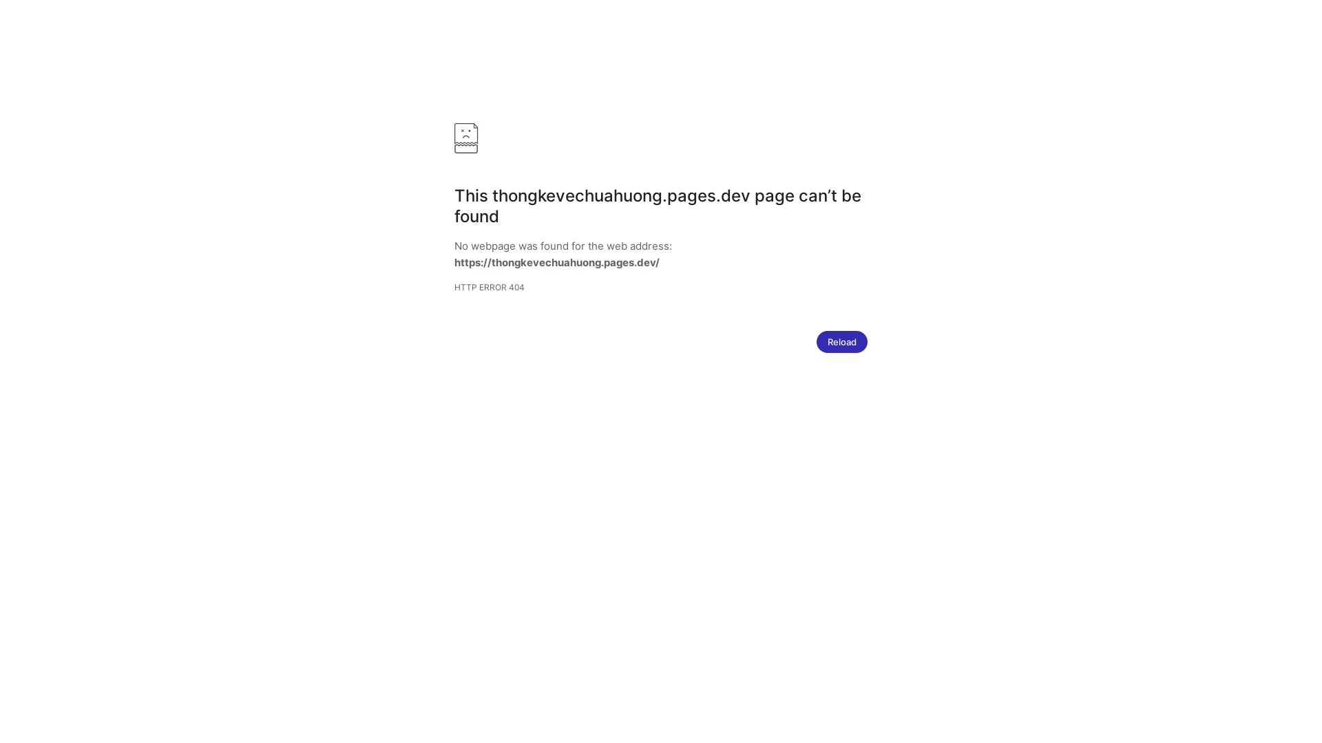 website screenshot of https://thongkevechuahuong.pages.dev/
