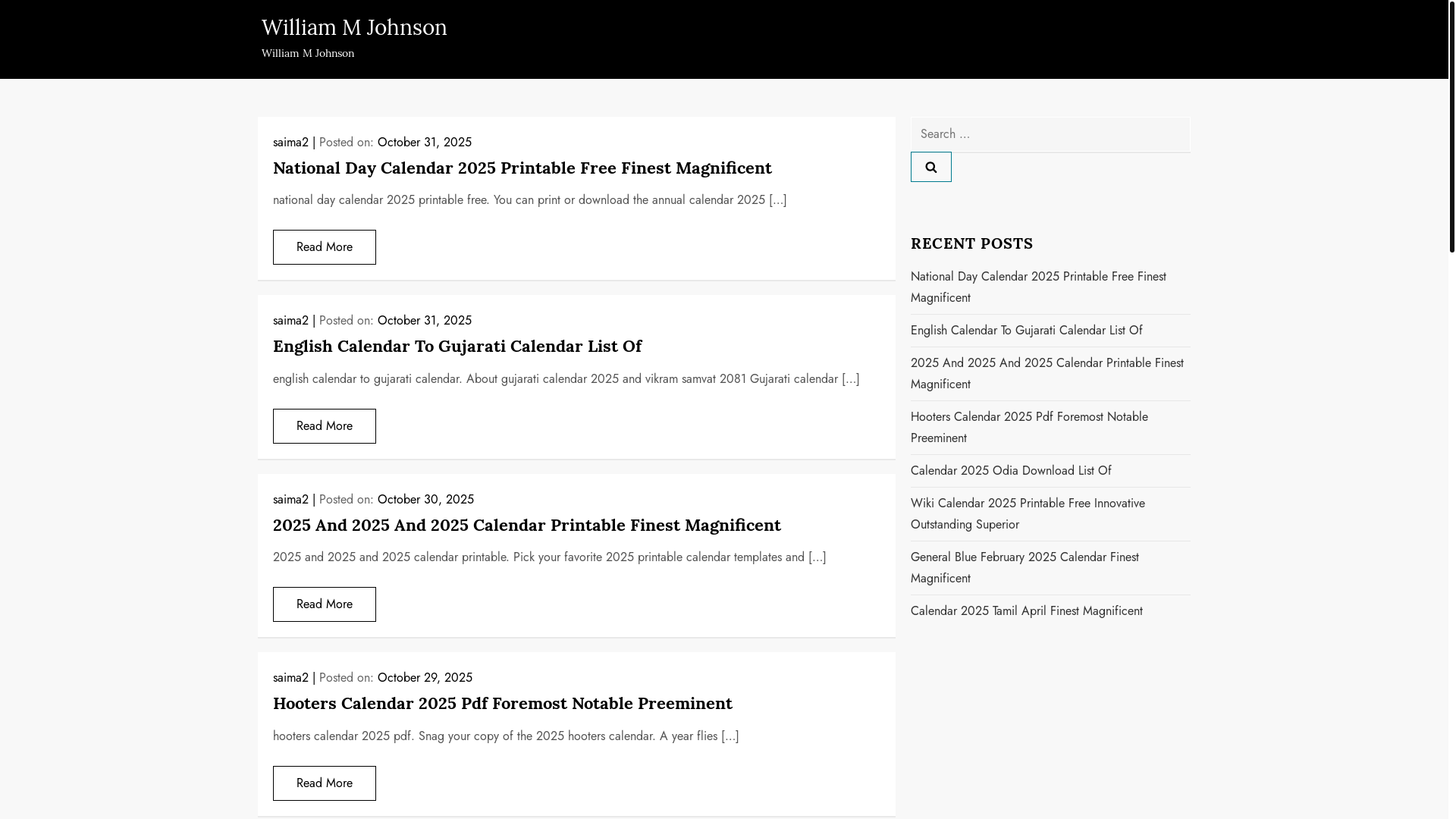 website screenshot of https://williammjohnsond.pages.dev/