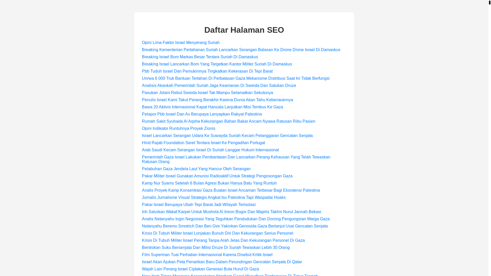 website screenshot of https://beritagaza.pages.dev/