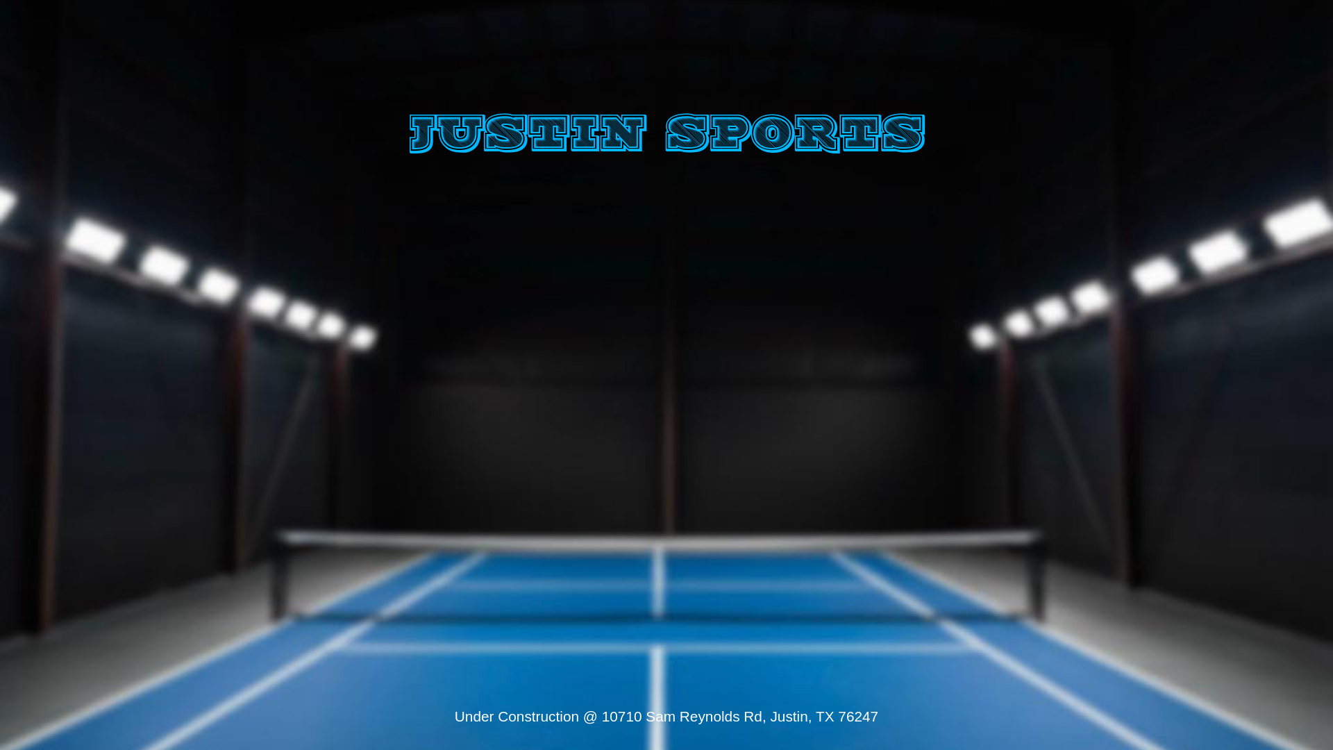 website screenshot of https://justinsports.us/