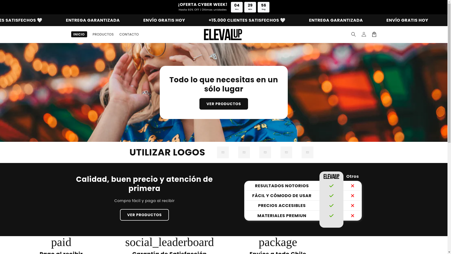 website screenshot of https://elevalup.com/