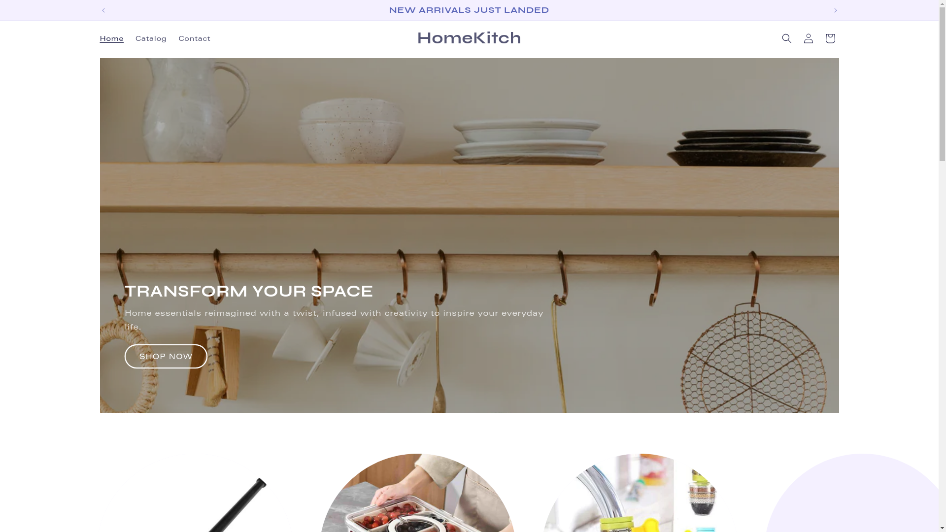 website screenshot of https://homekitch.co.in/