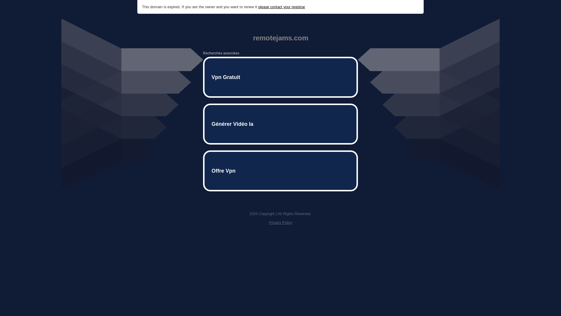website screenshot of https://remotejams.com/