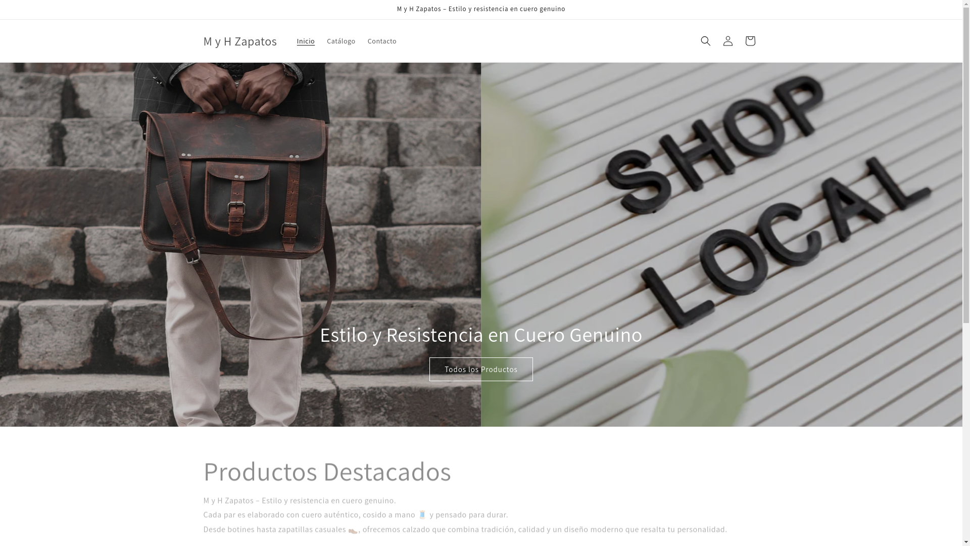 website screenshot of https://myhzapatoscr.com/