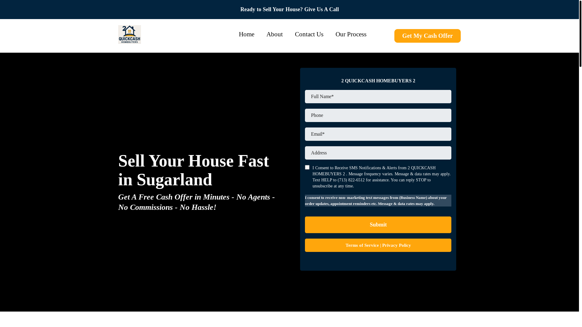 website screenshot of https://quickcashhomebuyers.info/