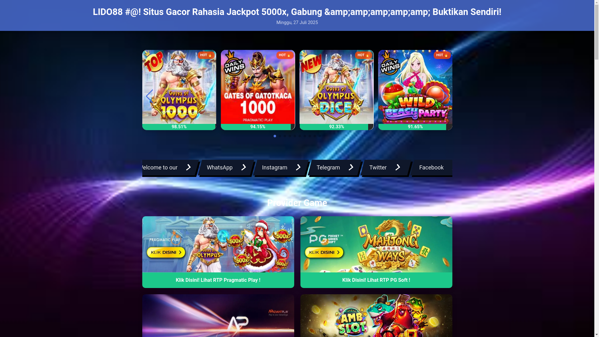 website screenshot of https://gamelido88cuan.com/