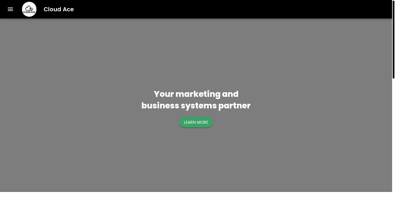 website screenshot of https://cloudacegroup.click/