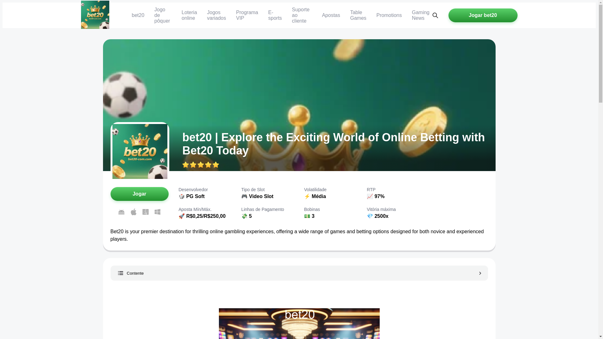 website screenshot of https://bet20-com.com/