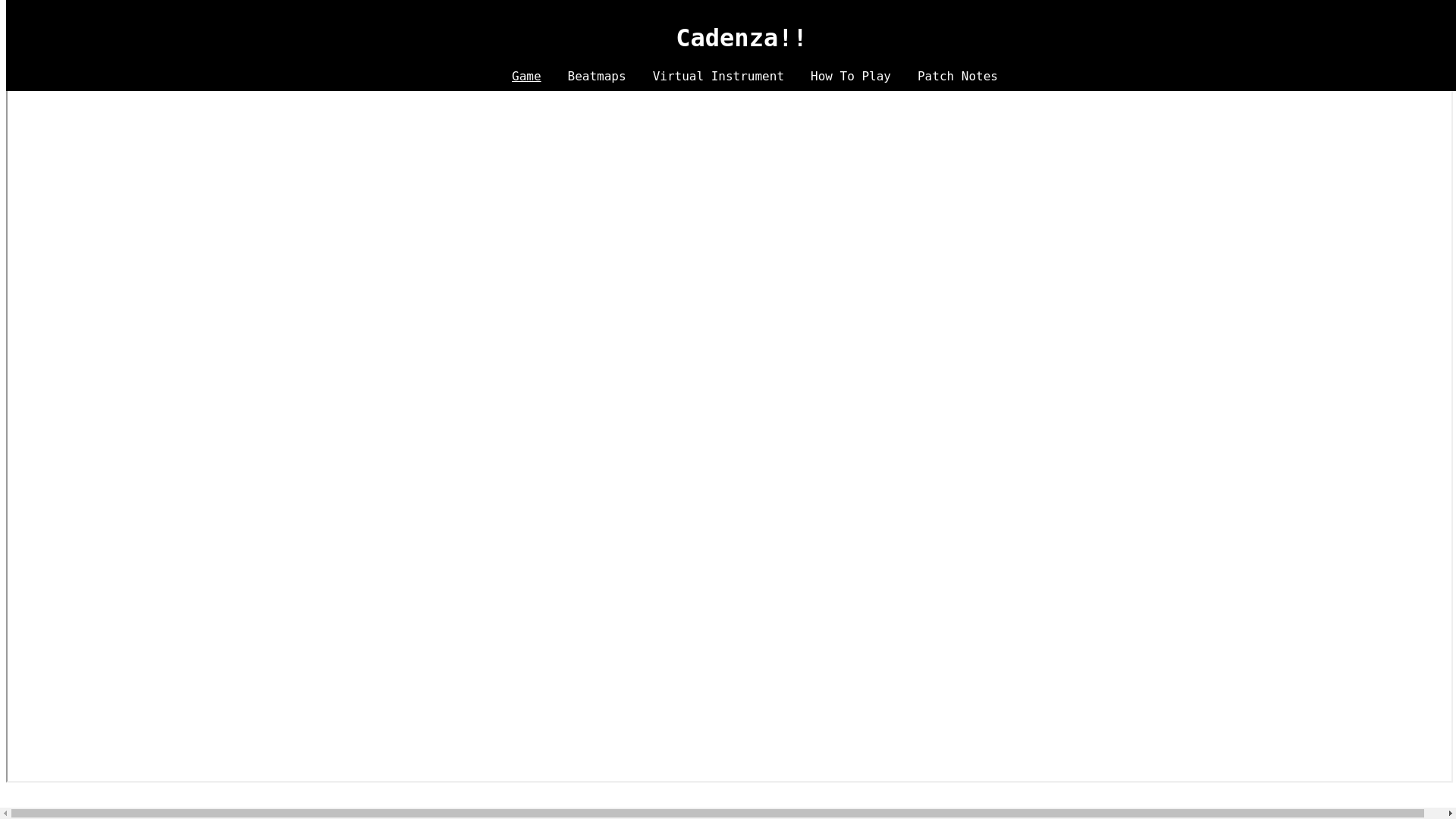 website screenshot of https://cadenzavr.pages.dev/