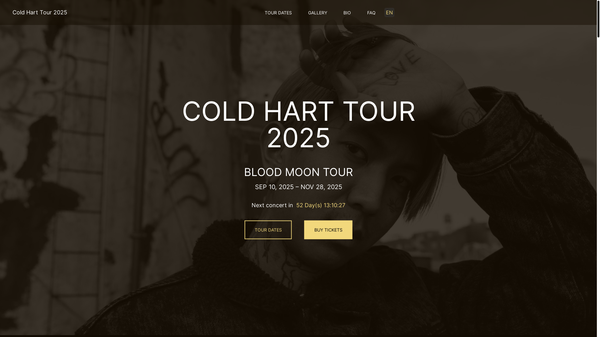 website screenshot of https://coldharttour-com-github-io.pages.dev/