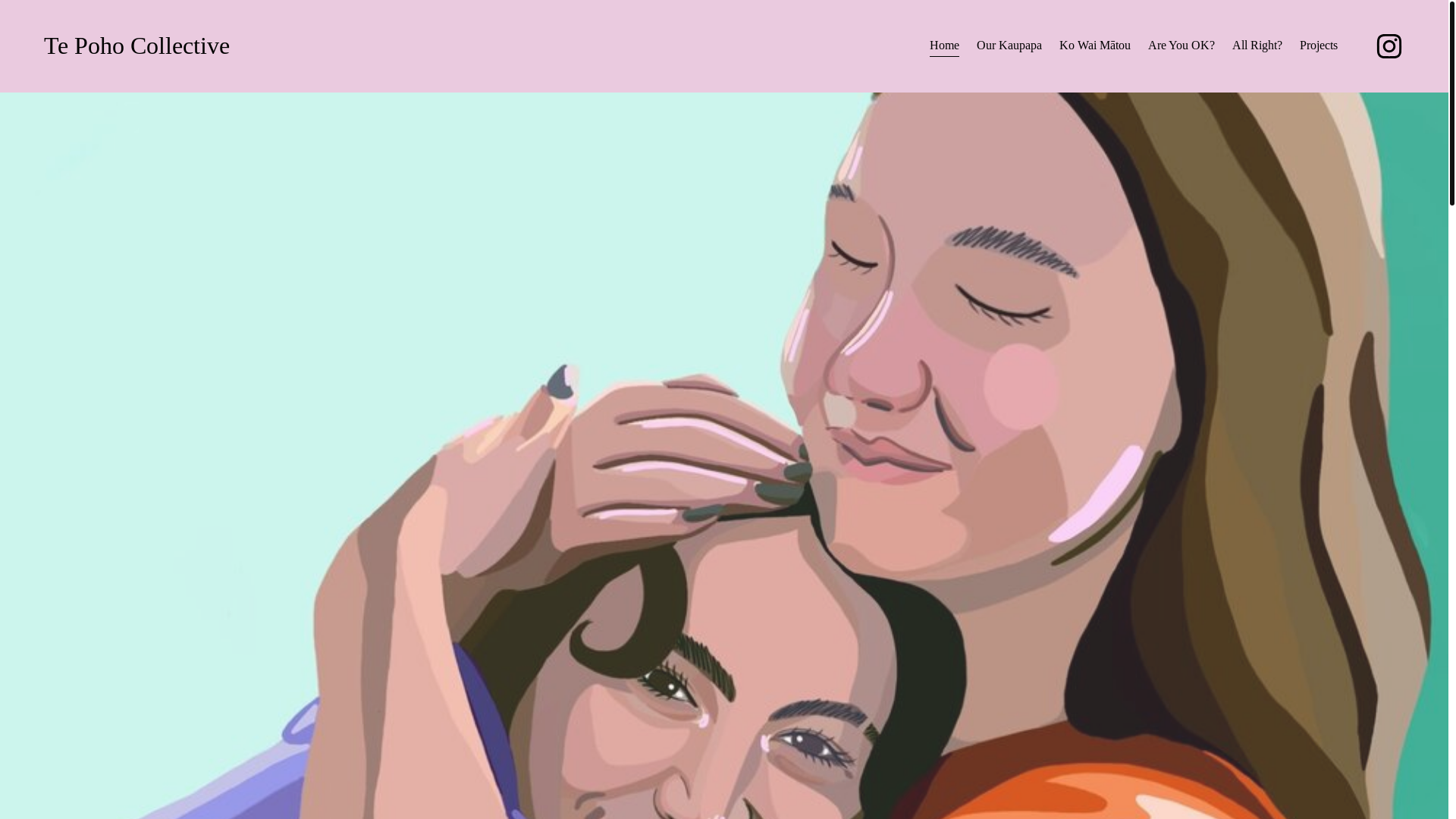 website screenshot of https://tepoho.nz/