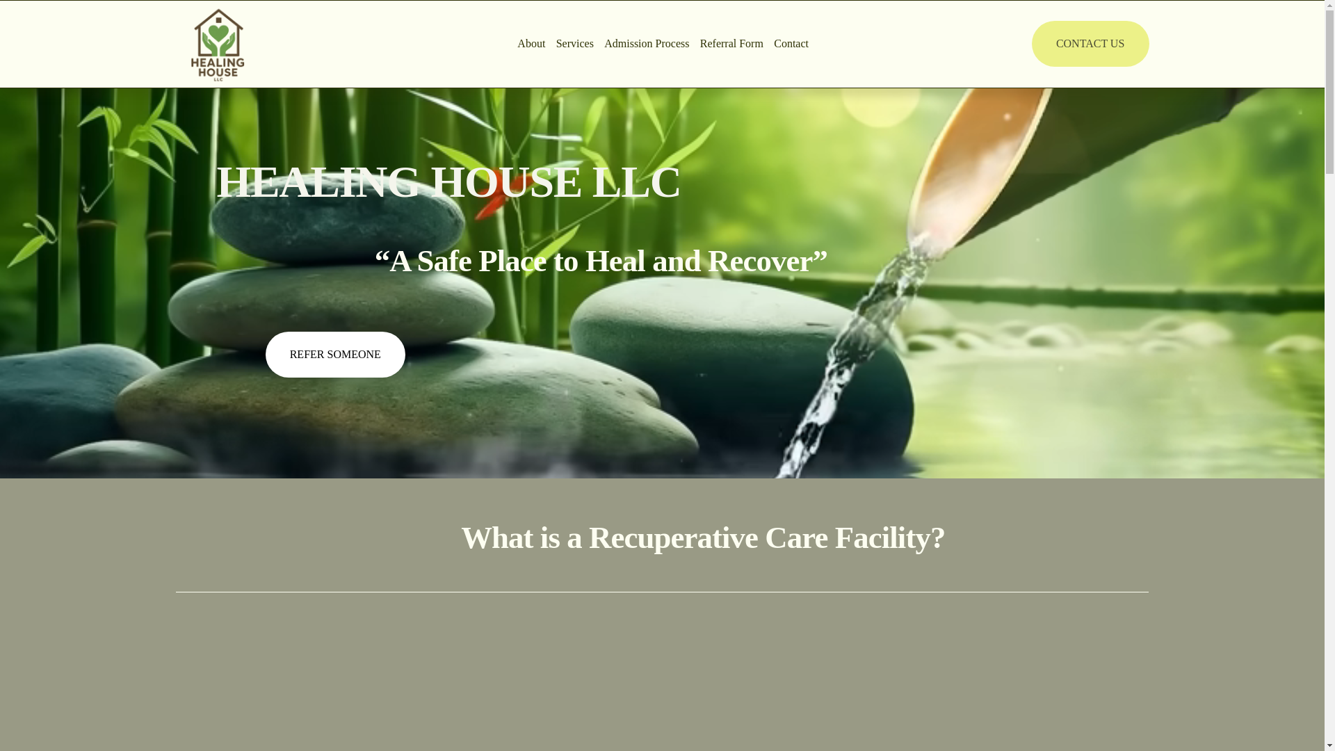 website screenshot of https://healinghousellcs.com/