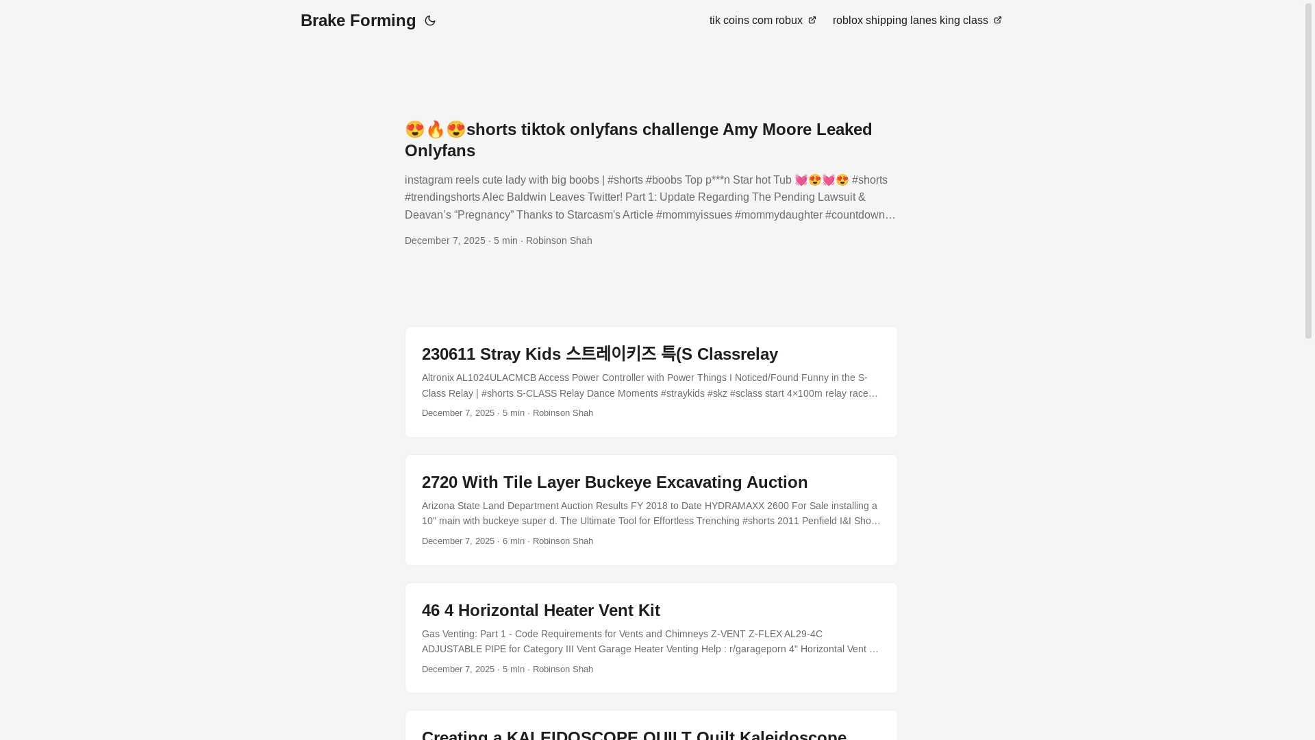 website screenshot of https://brakeforming.pages.dev/