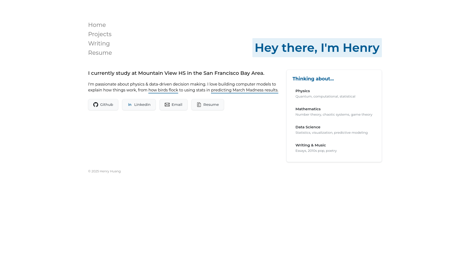 website screenshot of https://henryhng-github-io.pages.dev/
