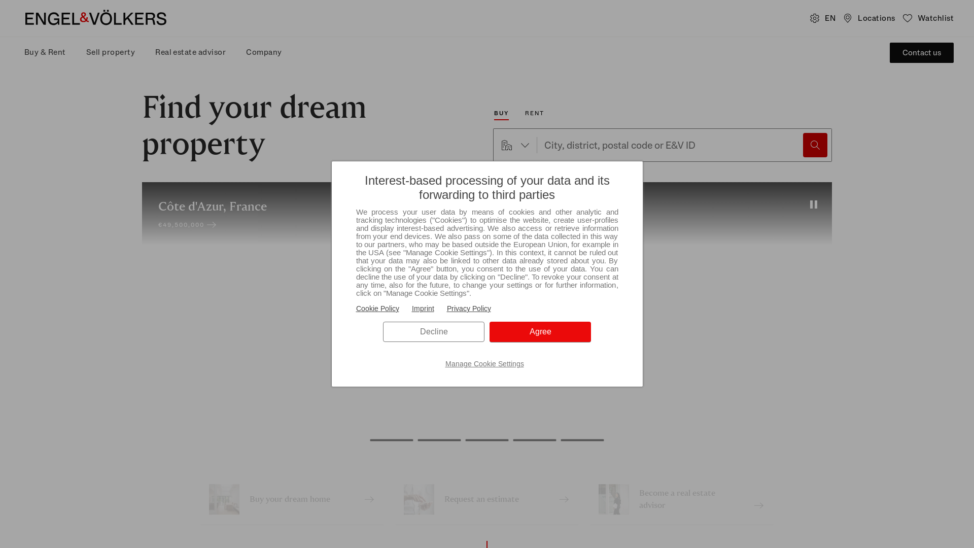 website screenshot of https://evkundenportal.de/