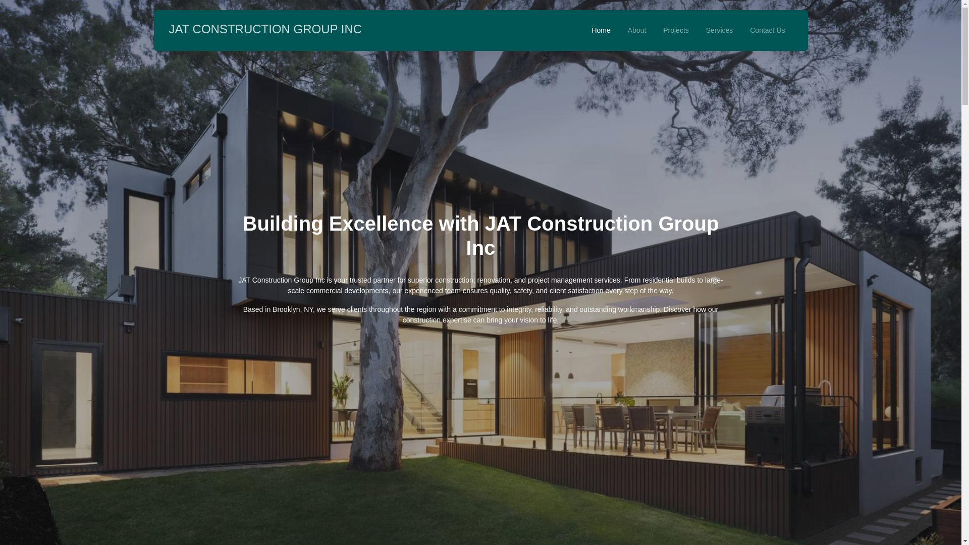 website screenshot of https://jat-construction.pages.dev/