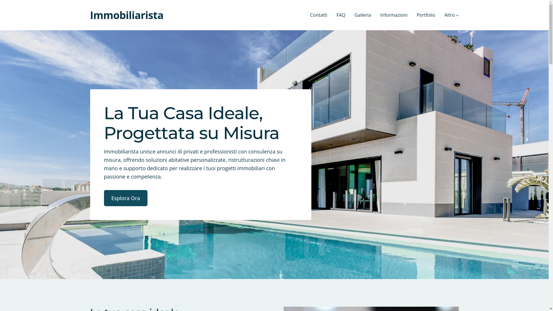 website screenshot of https://immobiliaristaonline.it/