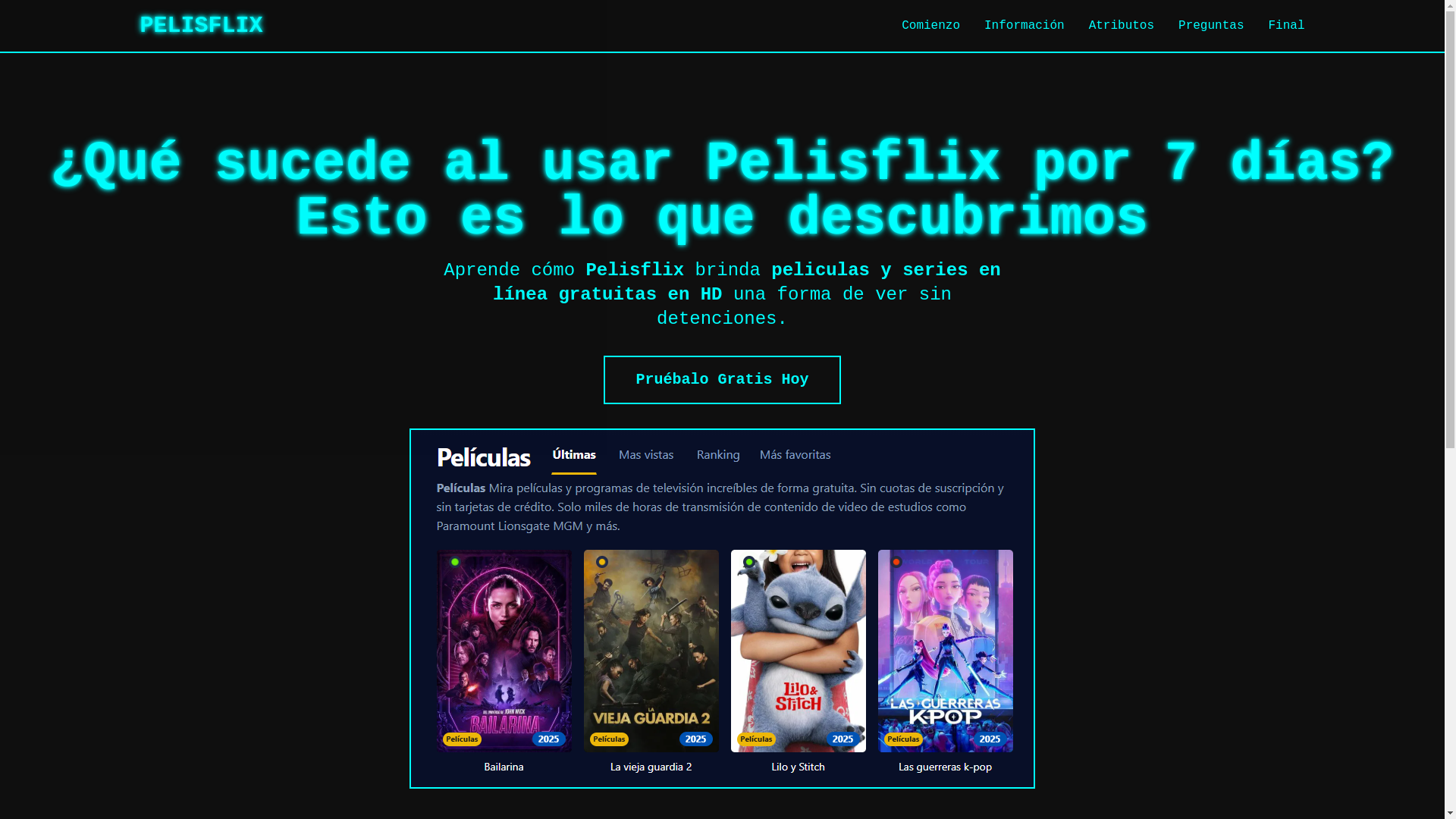 website screenshot of https://pelisflix-ggve.pages.dev/