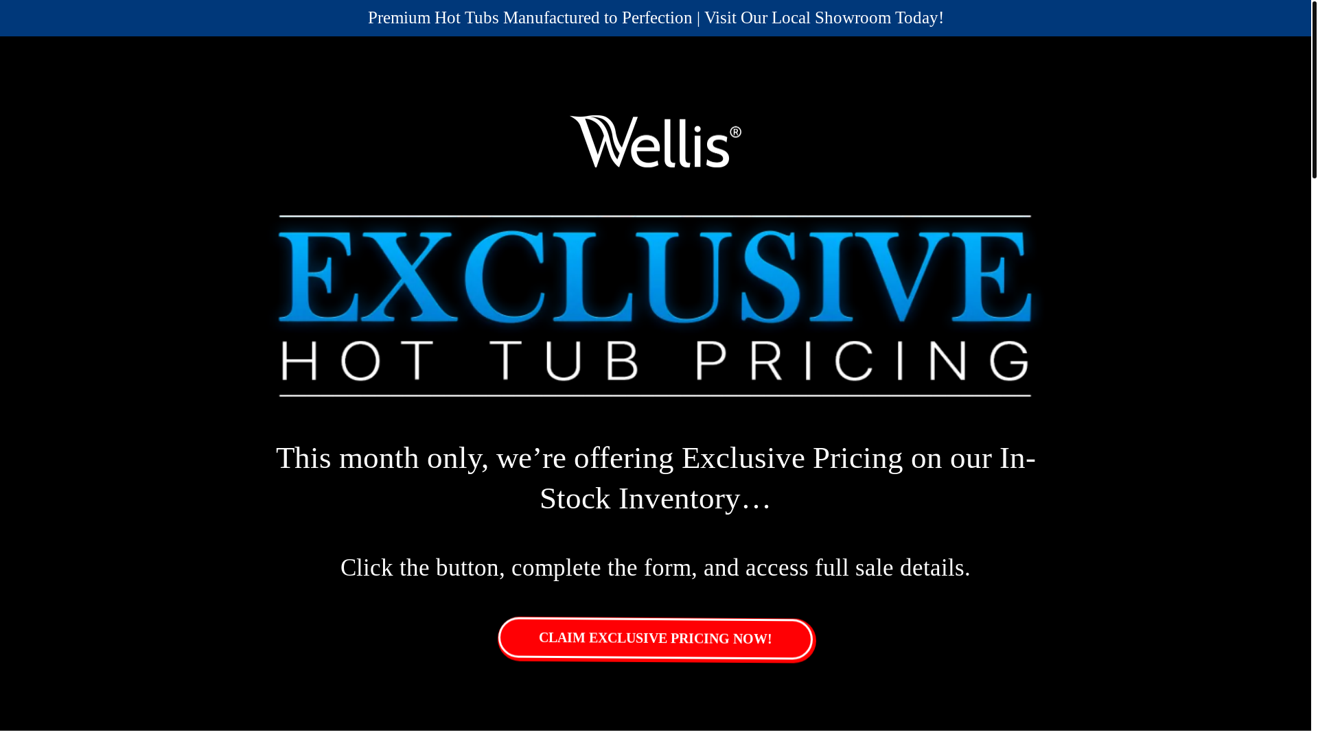website screenshot of https://wellisfactoryspas.com/