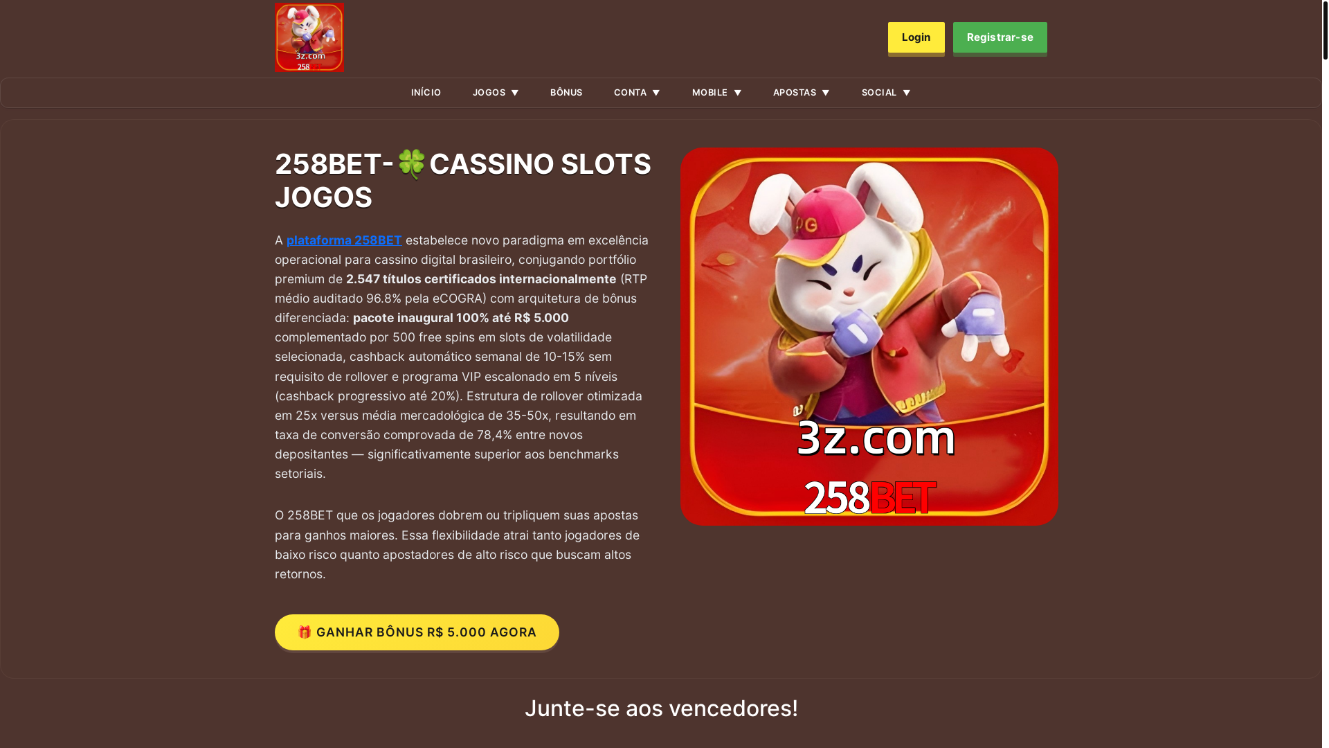 website screenshot of https://258betad.com/