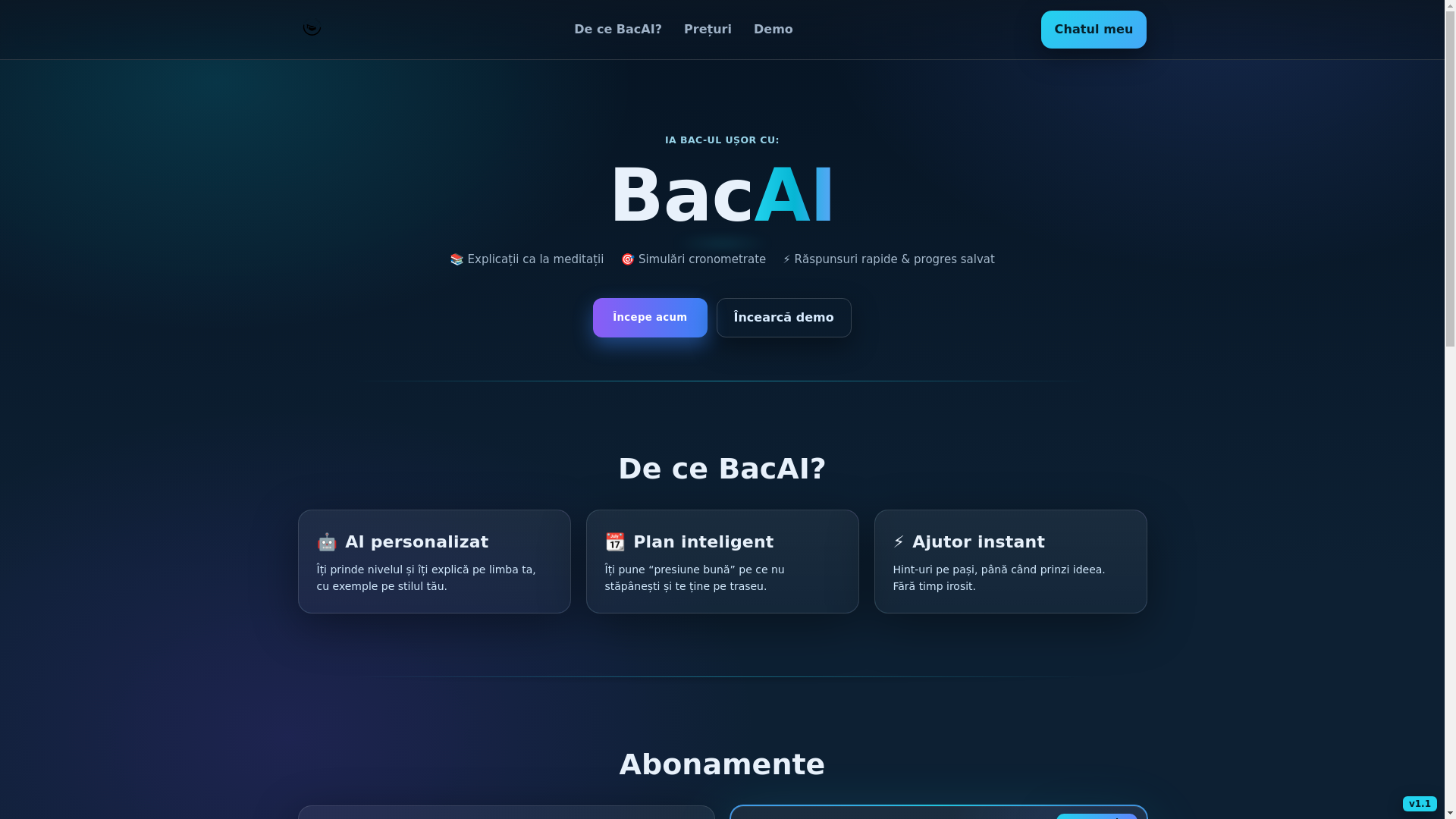 website screenshot of https://bacai.pages.dev/