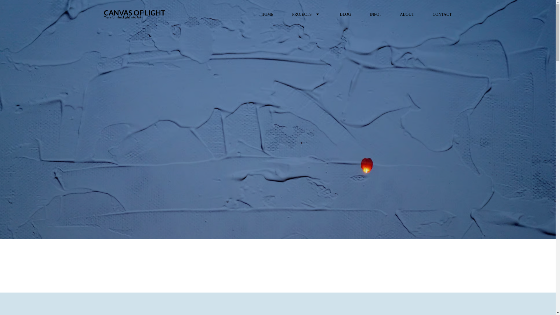 website screenshot of https://canvasoflight.in/