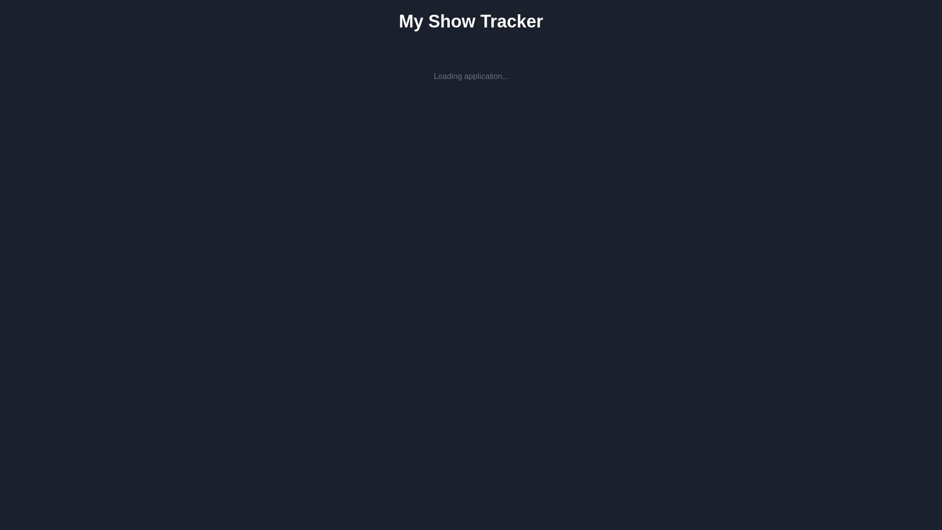 website screenshot of https://show-tracker.pages.dev/