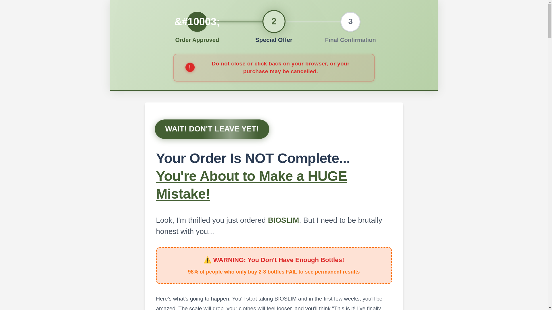 website screenshot of https://6bioslim-upsell1-ds1.pages.dev/