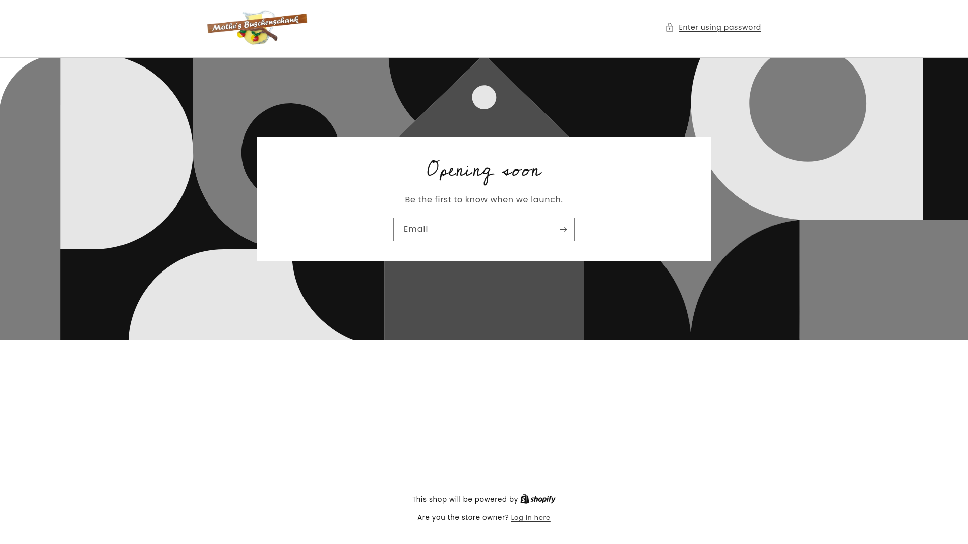 website screenshot of https://mothesbuschenschank.com/