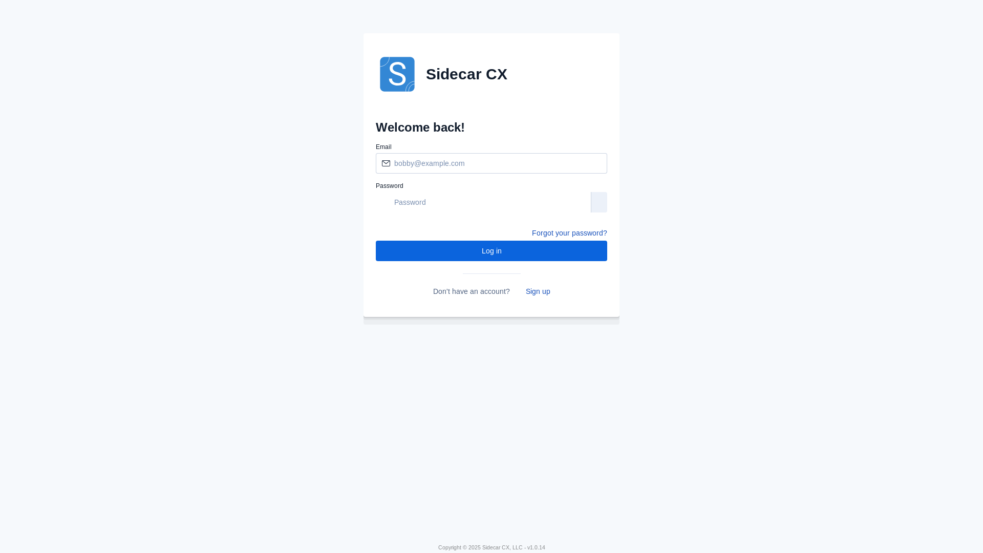 website screenshot of https://app-sidecarcx-com-deployment.pages.dev/