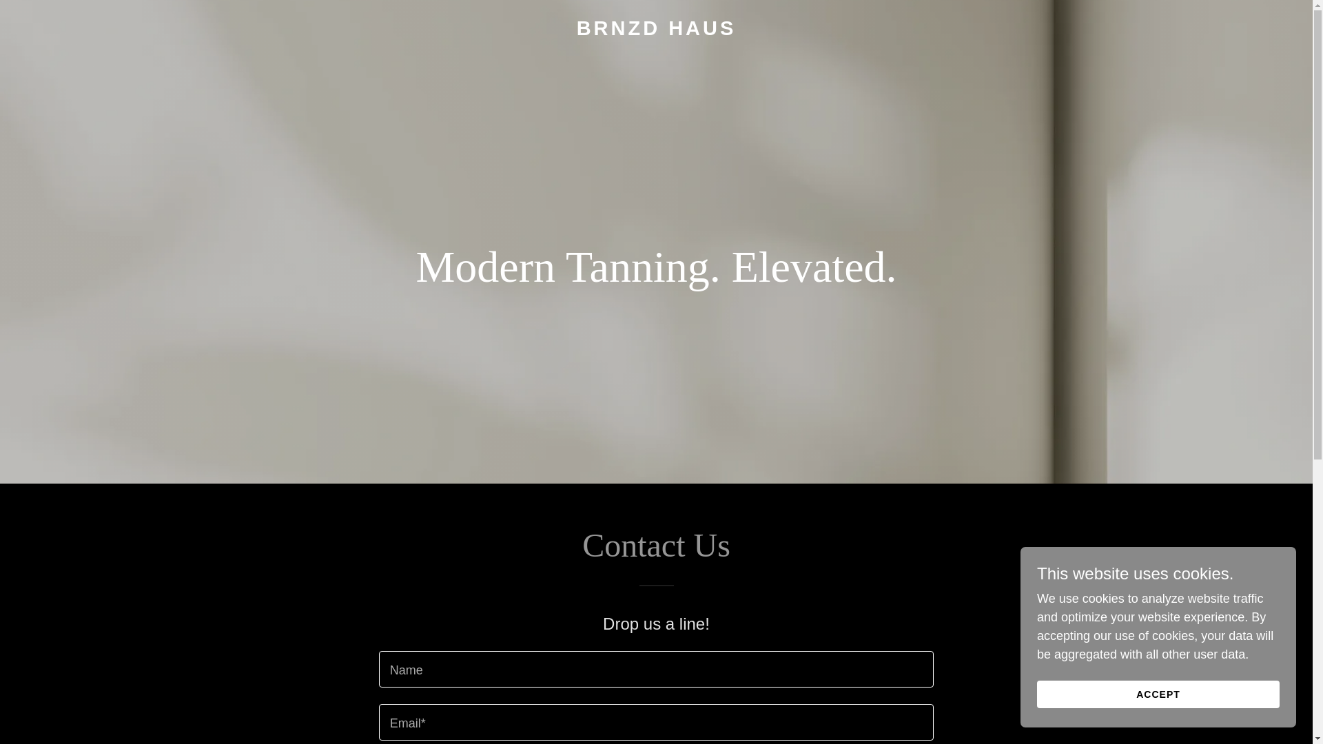 website screenshot of https://brnzdhaus.com/