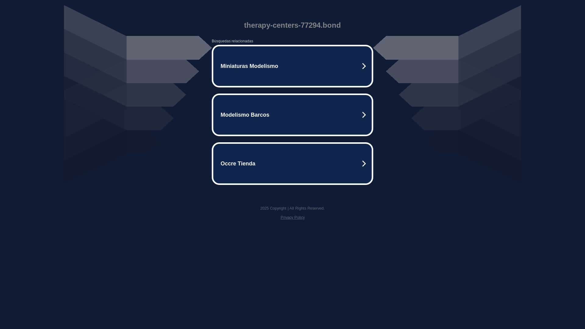 website screenshot of https://therapy-centers-77294.bond/