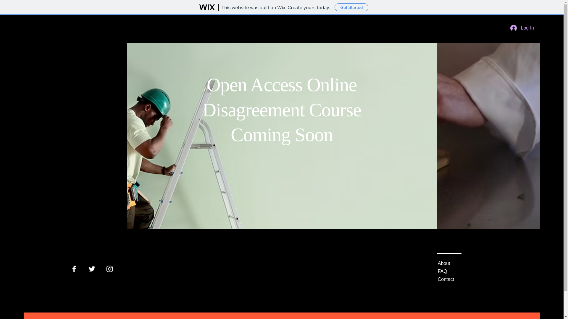 website screenshot of https://thinkdissensus.org/