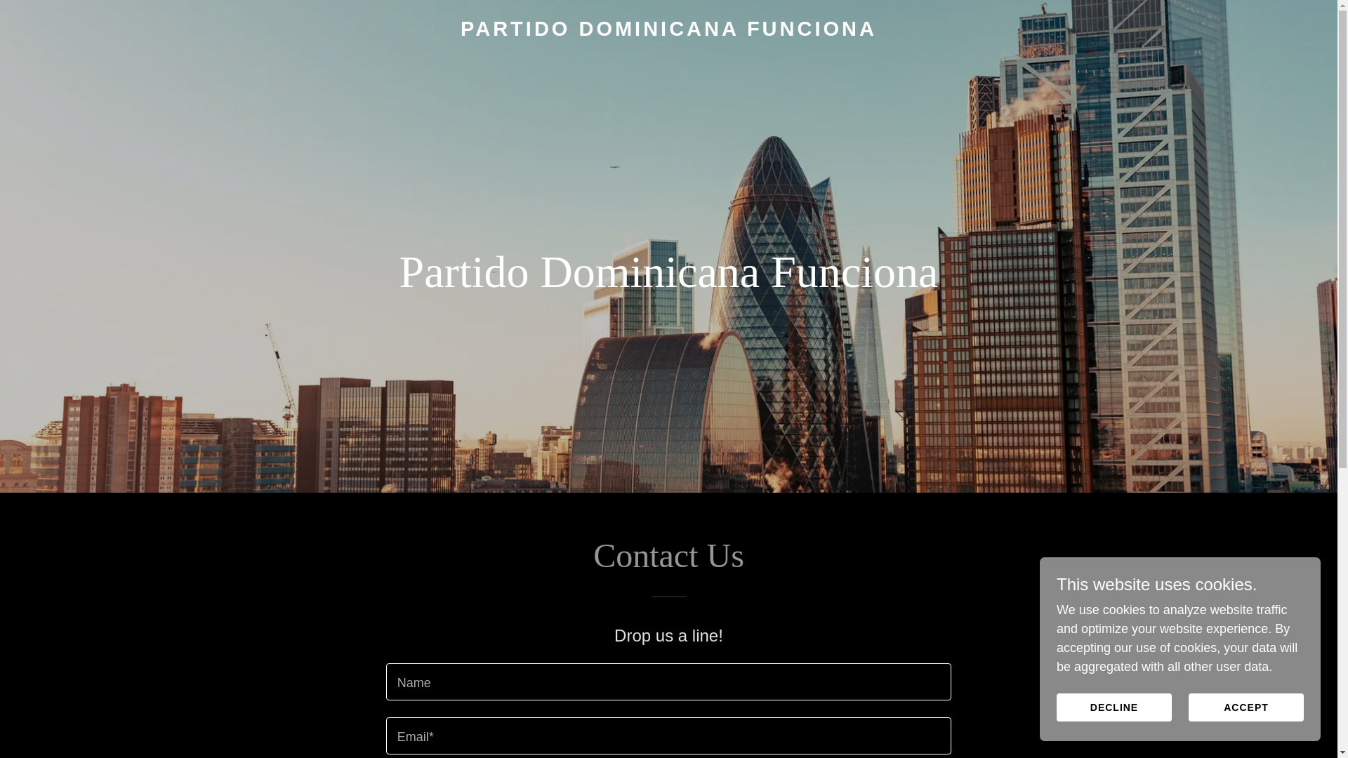 website screenshot of https://partidodominicanafunciona.com/